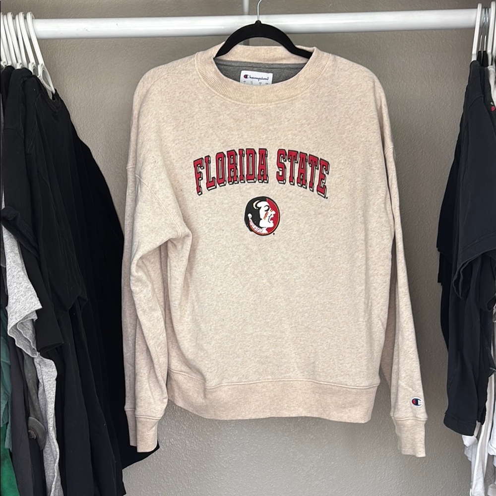 Vintage Style Champion Florida State Seminoles FSU Sweatshirt Crew Neck L